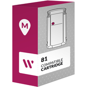 Compatible HP 81 Magenta Cartouche