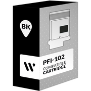 Compatible Canon PFI-102 Noir Cartouche