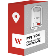Compatible Canon PFI-704 Rouge Cartouche
