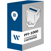 Compatible Canon PFI-1000 Bleu Cartouche