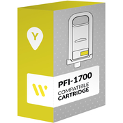 Compatible Canon PFI-1700 Jaune Cartouche