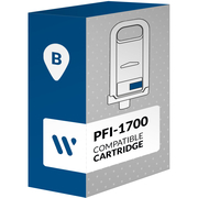 Compatible Canon PFI-1700 Bleu Cartouche