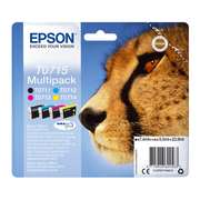 Epson T0715 Multicolore Multipack de 4 Cartouches d’Encre Originale
