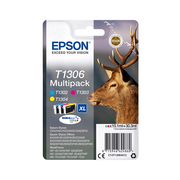 Epson T1306  Multipack de 3 Cartouches d’Encre Originale