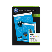 HP 953XL  Officejet Value Pack de 3 Cartouches d’Encre Originale