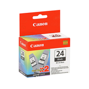 Canon BCI-24 Noir Twin Pack Noir de 2 Cartouches d’Encre Originale
