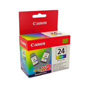 Canon BCI-24 Couleur Twin Pack Couleur de 2 Cartouches d’Encre Originale