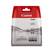 Canon PGI-520 Noir Twin Pack Noir de 2 Cartouches d’Encre Originale