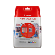 Canon CLI-571  Photo Value Pack de 4 Cartouches d’Encre Originale