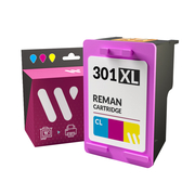 ✓ Cartouche compatible HP 301 CL couleur - SANS NIVEAU ENCRE couleur  couleur en stock - 123CONSOMMABLES
