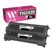Brother TN2420 Pack Noir de 2 Toners Compatible
