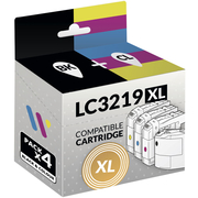 Compatible Brother LC3219XL Pack de 4 Cartouches d’Encre