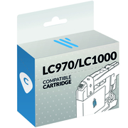 Compatible Brother LC970/LC1000 Cyan Cartouche
