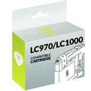 Compatible Brother LC970/LC1000 Jaune Cartouche