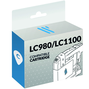 Compatible Brother LC980/LC1100 Cyan Cartouche