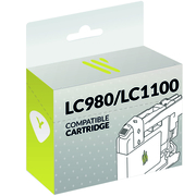 Compatible Brother LC980/LC1100 Jaune Cartouche