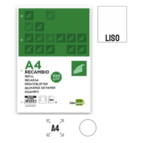 Liderpapel Paper Refill 100 g Smooth (4 Hole Perforé)