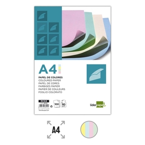 Liderpapel Papier couleur 80 g 4 couleurs (100 PCs.)