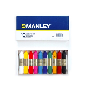 Crayons Manley (étui de 10 pièces)