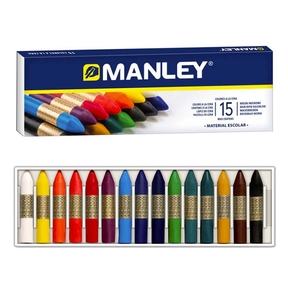 Crayons de couleur Manley (étui 15 PCs.)