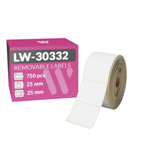 Dymo LW-30332 Étiquettes Compatibles (25,0x25,0 mm – 750 Pcs.)