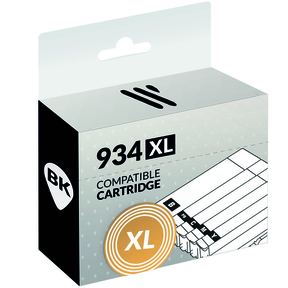 Compatible HP 934XL Noir Cartouche - Webcartouche