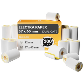 PixColor Papier Electra Autocopiant 57x65 mm (Boîte de 100 Pcs.)