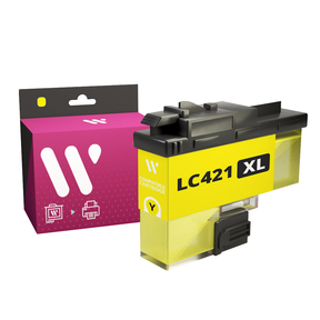 Compatible Brother LC421XL Jaune