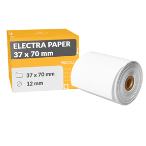 PixColor rouleau Papier Electra 37x70 mm (1 Unité)