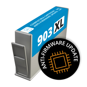 PixColor HP 903XL Cyan Anti-Firmware Update Cartouche Compatible