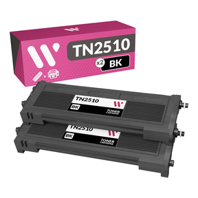 Brother TN2510XL Pack Noir de 2 Toners Compatible