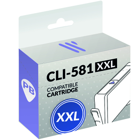 Compatible Canon CLI-581XXL Bleu Photo