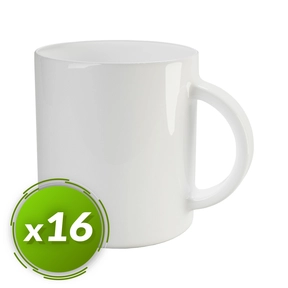 Tasse Sublimation Blanche (Pack 16 pcs.) Qualité AA 250 ml PixColor