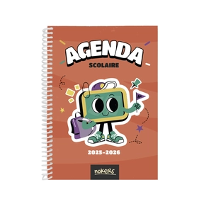 Agenda Nokers 25/26 Couverture Souple Primaire – Pitagorin