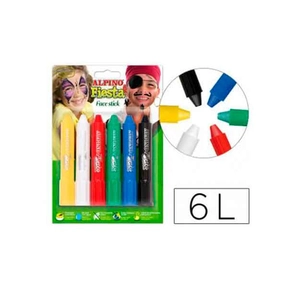 Alpino Maquillage Visage et Corps 6 unités