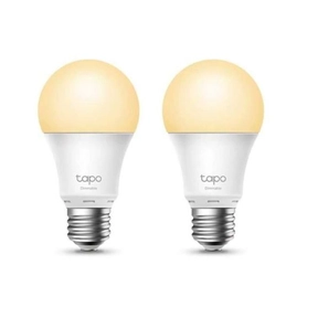 Pack de 2 ampoules intelligentes TP‑Link Smart Wi‑Fi dimmables E27 8,7 W 2700 K
