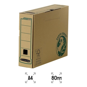 Boîte d’Archive Définitive Fellowes A4 Marron