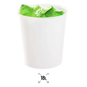 Corbeille plastique 18 l Archivo 2000