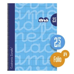 Lamela Cahier à Couverture Rigide Folio 2,5 mm