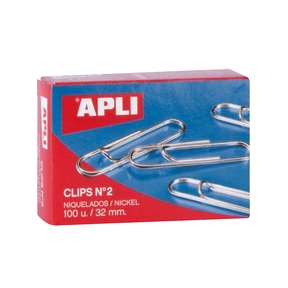 Clips vernis APLI (Boîte 100 unités)
