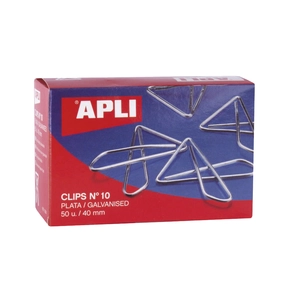 Clips papillon Apli (Boîte 50 unités) 40 mm