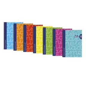 Lamela Cahier couverture rigide A4 6 pcs assortis