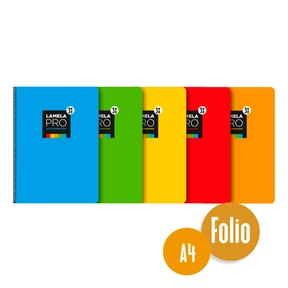 Lamela Pro Cahier couverture rigide A4 5 pcs assortis