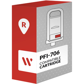 Compatible Canon PFI-706 Rouge