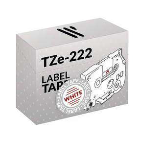 Compatible Brother TZe-222 Rouge/Blanc