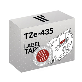 Compatible Brother TZe-435 Blanc/Rouge