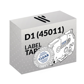 Dymo D1 (45011) Bleu/Transparent Ruban pour Étiqueteuse Compatible -  Webcartouche
