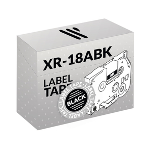 Compatible Casio XR-18ABK Blanc/Noir