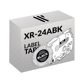 Compatible Casio XR-24ABK Blanc/Noir
