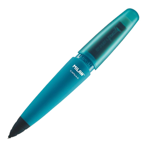 Milan Eraser & Pencil Capsule Porte-mine Corps de Couleur Bleue